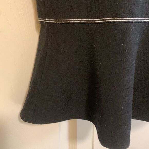 ANN TAYLOR, blouse, small, zip back, billow bottom. - Picture 3 of 14
